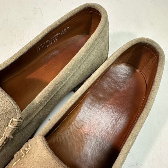 NEW HEELS Rancourt & Co. Naples Venetian Loafer Moc Suede Tan Made in USA 13 main image 12